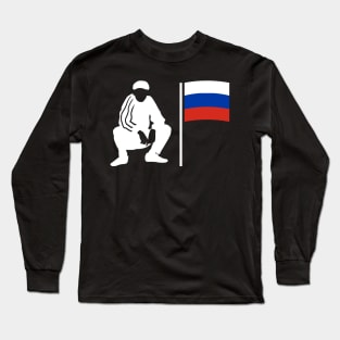 Russian slav squat Long Sleeve T-Shirt